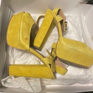 Yellow Pumps
